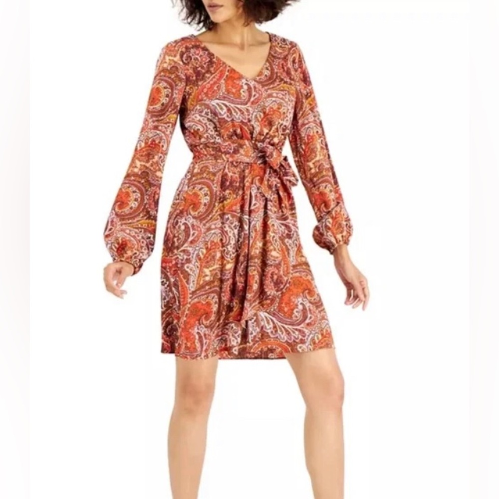 NEW INC Mesa Paisley‎ Dress. Size 14
